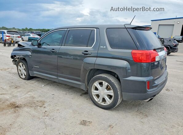 2GKALMEK1H6295484 2017 GMC TERRAIN Charcoal Trasero izquierdo
