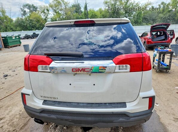 2GKALMEK1H6331562 2017 GMC TERRAIN White Вид ззаду