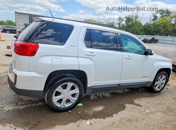 2GKALMEK1H6331562 2017 GMC TERRAIN White Задня права чверть