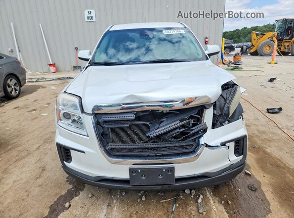 2GKALMEK1H6331562 2017 GMC TERRAIN White Вид спереду