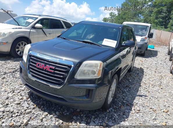 2GKALMEK1H6343016 2017 GMC TERRAIN Black Front left