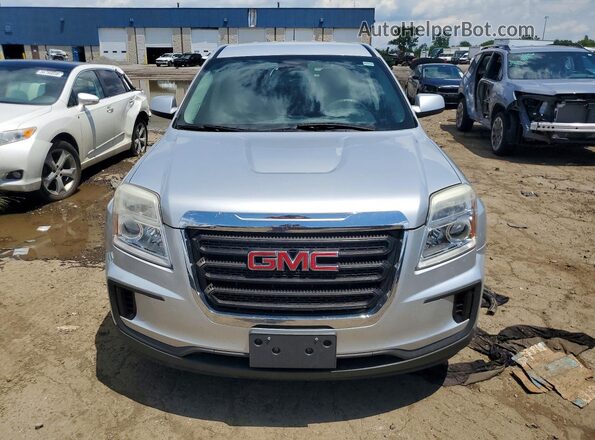 2GKALMEK2G6142658 2016 GMC TERRAIN Silver წინა ხედი