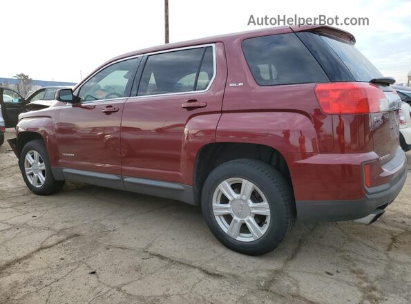 2GKALMEK2G6149075 2016 GMC TERRAIN Бордовый Задняя левая четверть