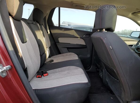 2GKALMEK2G6149075 2016 GMC TERRAIN Бордовый Вид задних сидений