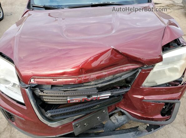 2GKALMEK2G6149075 2016 GMC TERRAIN Бордовый Вид задней части салона