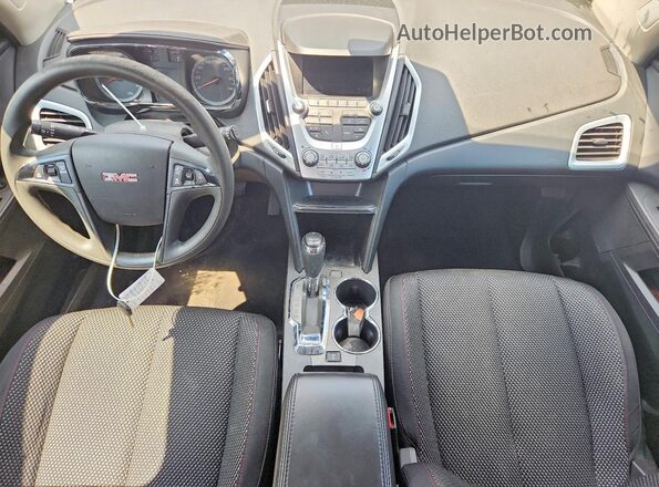 2GKALMEK2G6278076 2016 GMC TERRAIN Gray Առջևի վահանակի տեսք