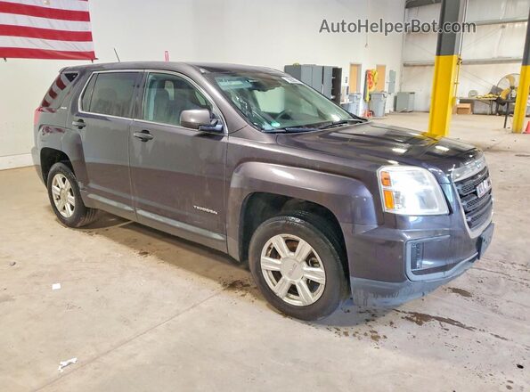 2GKALMEK2G6278076 2016 GMC TERRAIN Gray Առջևի աջ