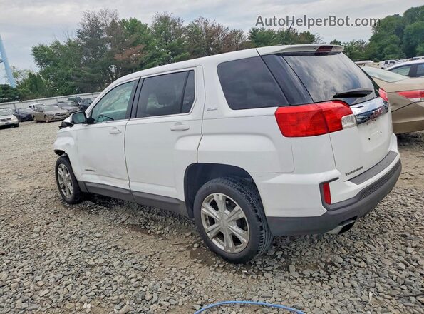 2GKALMEK2H6135775 2017 GMC TERRAIN White Задня ліва чверть