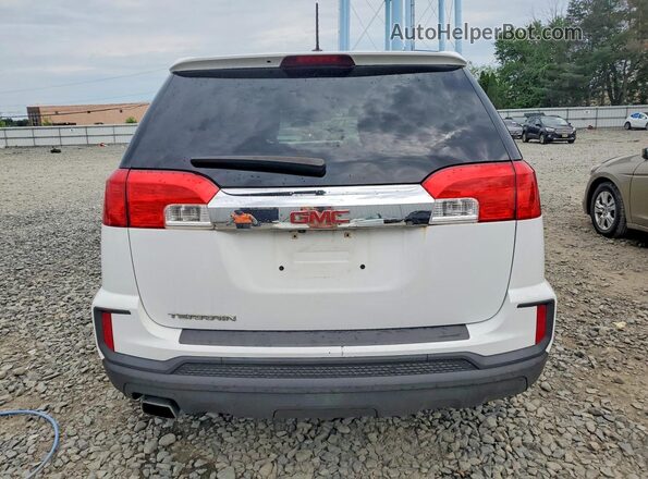 2GKALMEK2H6135775 2017 GMC TERRAIN White Вид ззаду