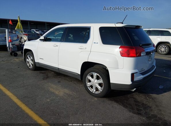2GKALMEK2H6256726 2017 GMC TERRAIN White Trasero izquierdo
