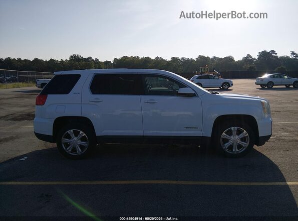 2GKALMEK2H6256726 2017 GMC TERRAIN White Vista interior trasera