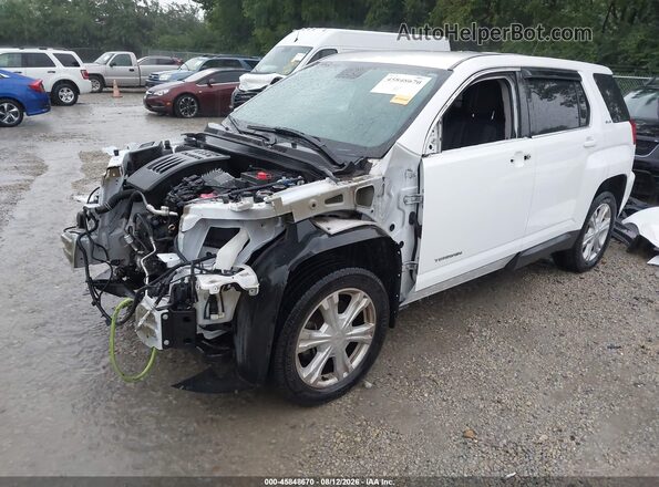2GKALMEK2H6341033 2017 GMC TERRAIN White Առջևի ձախ երեք քառորդ տեսարան