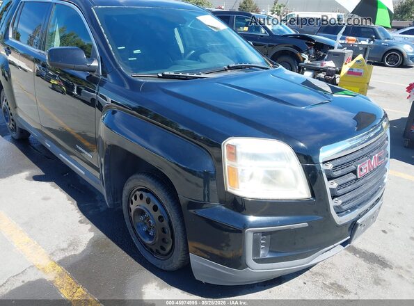 2GKALMEK3G6101925 2016 GMC TERRAIN Black Вид спереду