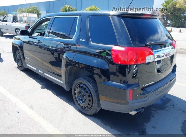2GKALMEK3G6101925 2016 GMC TERRAIN Black Задня ліва чверть