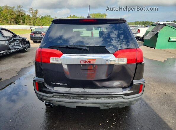 2GKALMEK3G6182277 2016 GMC TERRAIN Угольный Вид сзади