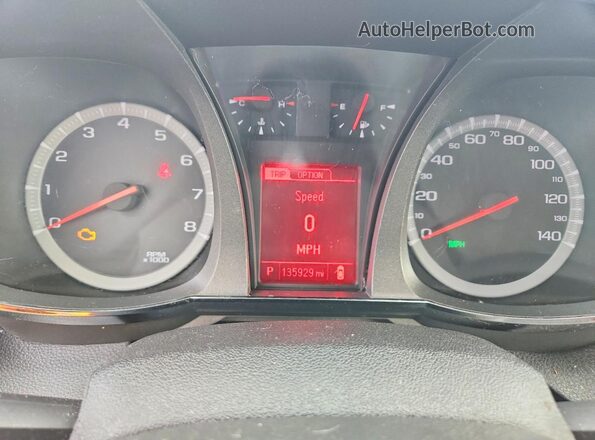 2GKALMEK3G6182277 2016 GMC TERRAIN Угольный Вид щитка приборов
