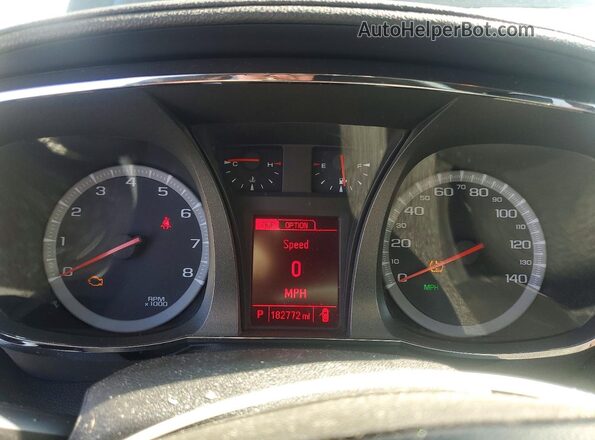 2GKALMEK3G6247435 2016 GMC TERRAIN Black Вид щитка приладів