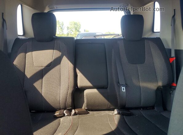 2GKALMEK3G6247435 2016 GMC TERRAIN Black Вид задніх сидінь