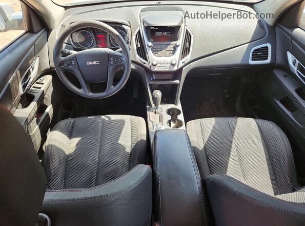 2GKALMEK3G6324238 2016 GMC TERRAIN Серебряный Вид панели приборов
