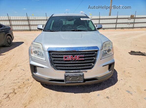 2GKALMEK3G6324238 2016 GMC TERRAIN Серебряный Вид спереди