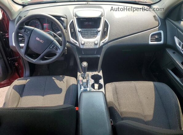 2GKALMEK3H6187075 2017 GMC TERRAIN Красный Вид панели приборов