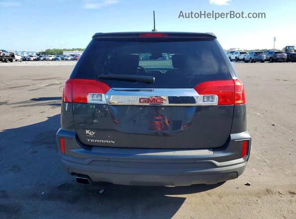 2GKALMEK4H6177767 2017 GMC TERRAIN Charcoal Հետևի տեսք