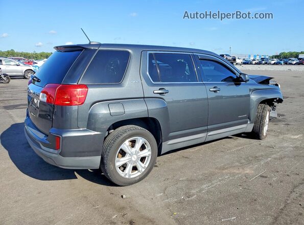 2GKALMEK4H6177767 2017 GMC TERRAIN Charcoal Հետևի աջ