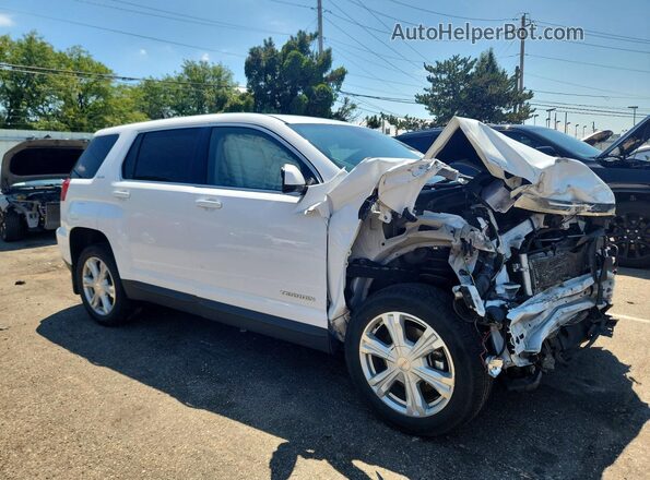 2GKALMEK4H6287296 2017 GMC TERRAIN White Передня права чверть