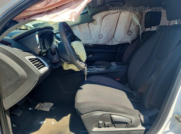2GKALMEK4H6287296 2017 GMC TERRAIN White Вид салону спереду