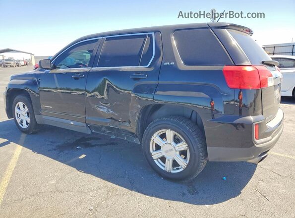 2GKALMEK5G6301673 2016 GMC TERRAIN Black უკანა მარცხენა