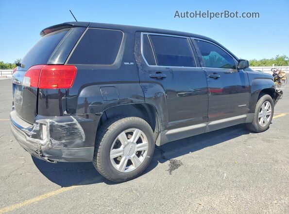 2GKALMEK5G6301673 2016 GMC TERRAIN Black უკანა მარჯვენა