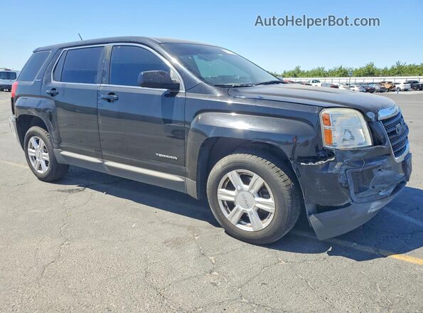 2GKALMEK5G6301673 2016 GMC TERRAIN Black წინა მარჯვენა