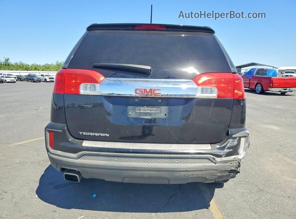 2GKALMEK5G6301673 2016 GMC TERRAIN Black უკანა ხედი