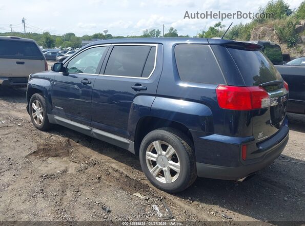 2GKALMEK5G6318960 2016 GMC TERRAIN Dark Blue უკანა მარცხენა