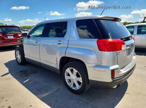 2GKALMEK5H6141988 2017 GMC TERRAIN Silver Задня права чверть