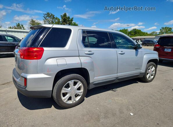 2GKALMEK5H6141988 2017 GMC TERRAIN Silver Вид ззаду