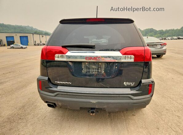 2GKALMEK5H6268272 2017 GMC TERRAIN Black Հետևի տեսք