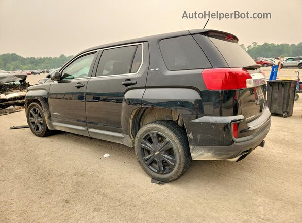 2GKALMEK5H6268272 2017 GMC TERRAIN Black Հետևի ձախ