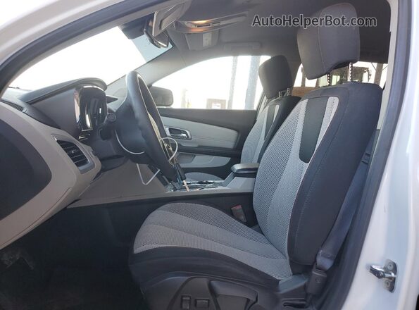 2GKALMEK6G6347285 2016 GMC TERRAIN White Vista interior delantera