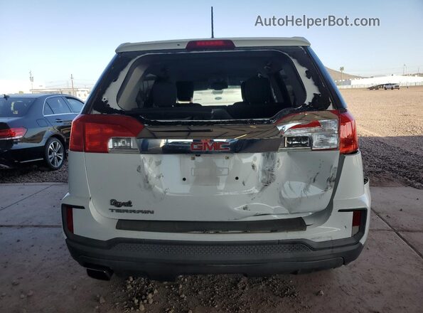 2GKALMEK6G6347285 2016 GMC TERRAIN White Vista trasera