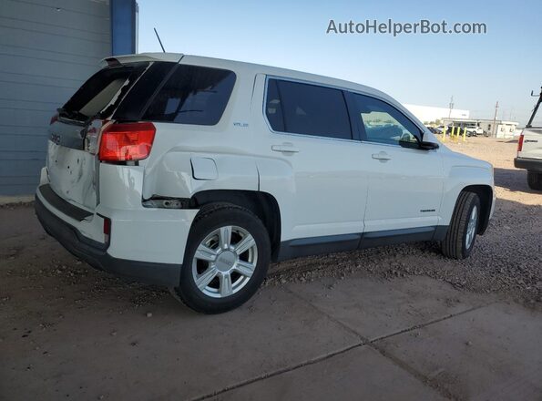 2GKALMEK6G6347285 2016 GMC TERRAIN White Trasero derecho