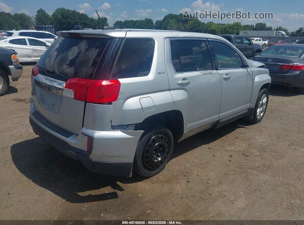 2GKALMEK6H6118218 2017 GMC TERRAIN Silver უკანა მარჯვენა