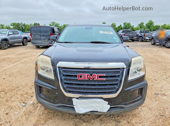 2GKALMEK6H6172067 2017 GMC TERRAIN Black Դիմացի տեսք