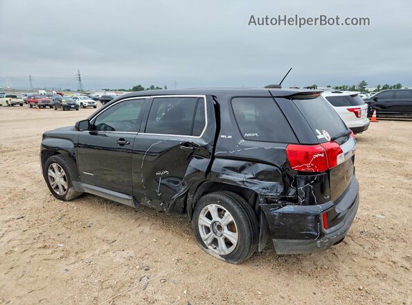 2GKALMEK6H6172067 2017 GMC TERRAIN Black Հետևի ձախ