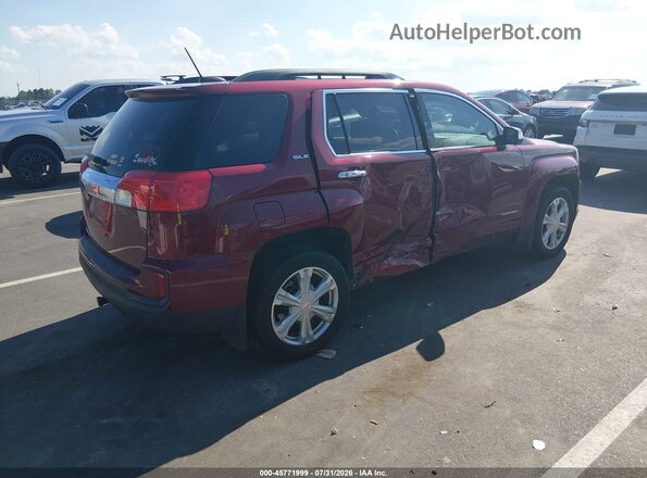 2GKALMEK6H6230369 2017 GMC TERRAIN Burgundy უკანა მარჯვენა