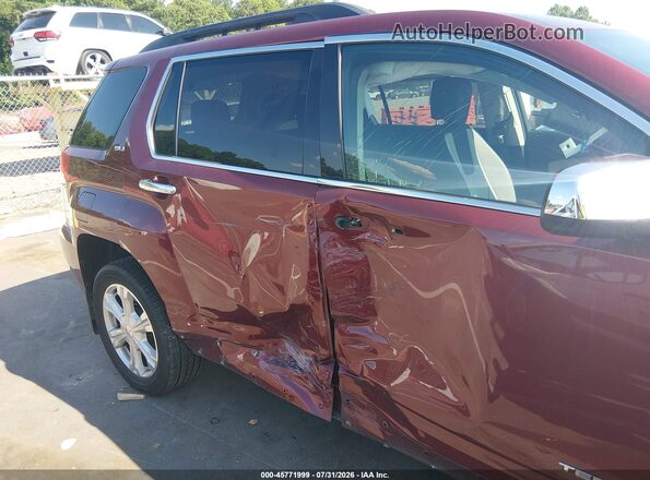 2GKALMEK6H6230369 2017 GMC TERRAIN Burgundy წინა ხედი