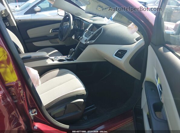 2GKALMEK6H6230369 2017 GMC TERRAIN Burgundy წინა სალონის ხედი