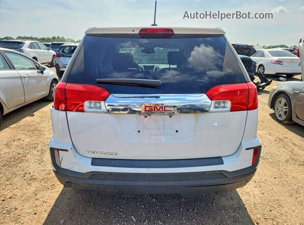 2GKALMEK6H6287929 2017 GMC TERRAIN White Հետևի տեսք