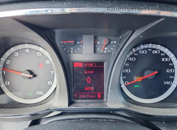 2GKALMEK6H6349085 2017 GMC TERRAIN White Սարքավորումների վահանակի տեսք