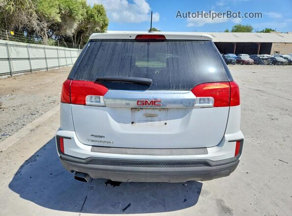 2GKALMEK7H6290984 2017 GMC TERRAIN White Հետևի տեսք